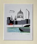 Euan Cunningham St Paul's and London Bus Print